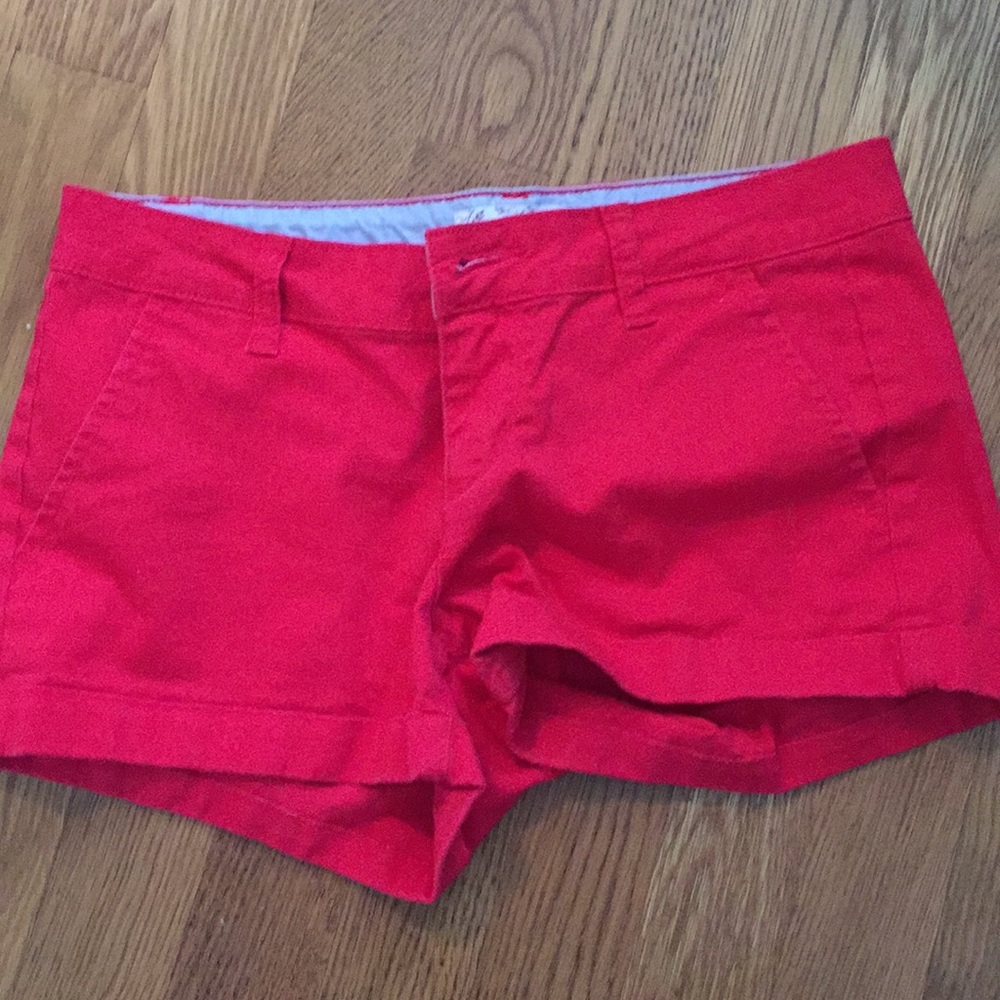 Junior's Red SO Shorts